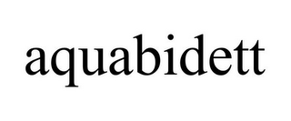 AQUABIDETT