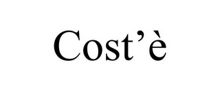 COST'È