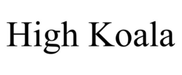 HIGH KOALA