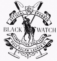 RLC OFFICIAL SPONSOR BLACK WATCH COMPETITION POLO TEAM POLO RALPH LAUREN CO.