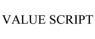 VALUE SCRIPT