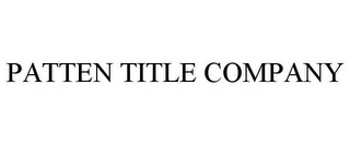 PATTEN TITLE COMPANY