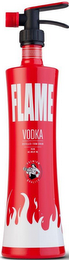 FLAME VODKA DISTILLED FROM GRAIN 750 ML ALC 40% BY VOL PREMIUM QUALITY