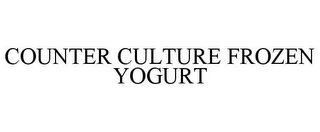 COUNTER CULTURE FROZEN YOGURT