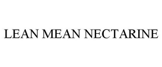 LEAN MEAN NECTARINE