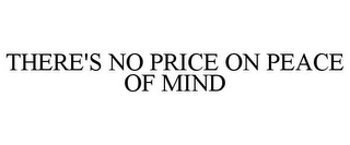 THERE'S NO PRICE ON PEACE OF MIND