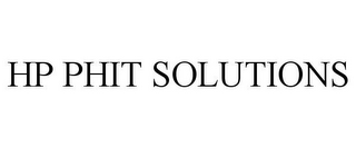 HP PHIT SOLUTIONS