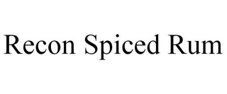 RECON SPICED RUM