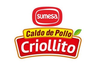 SUMESA CALDO DE POLLO CRIOLLITO