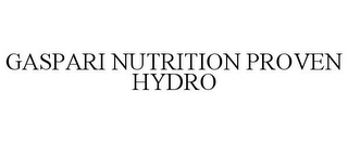 GASPARI NUTRITION PROVEN HYDRO