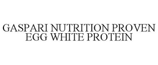 GASPARI NUTRITION PROVEN EGG WHITE PROTEIN