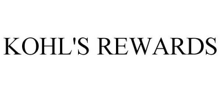 KOHL'S REWARDS