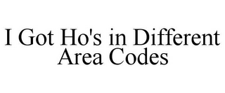 I GOT HO'S IN DIFFERENT AREA CODES