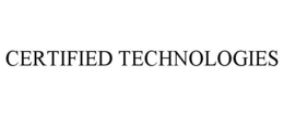 CERTIFIED TECHNOLOGIES