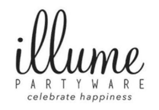 ILLUME PARTYWARE CELEBRATE HAPPINESS