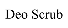 DEO SCRUB