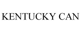 KENTUCKY CAN