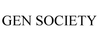 GEN SOCIETY