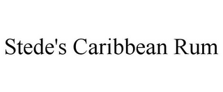 STEDE'S CARIBBEAN RUM