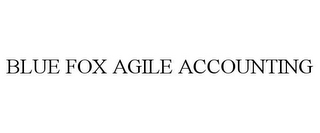 BLUE FOX AGILE ACCOUNTING