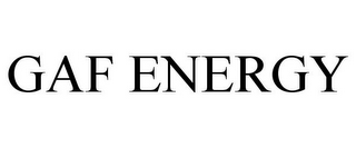 GAF ENERGY