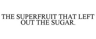 THE SUPERFRUIT THAT LEFT OUT THE SUGAR.