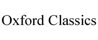 OXFORD CLASSICS
