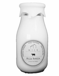 SMALL BATCH SOY CANDLE BARN MADE MILK RECLAMATION BARN MILK BOTTLE