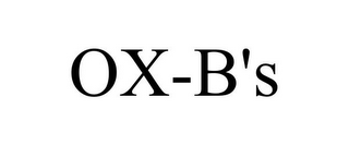 OX-B'S