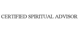 CERTIFIED SPIRITUAL ADVISOR