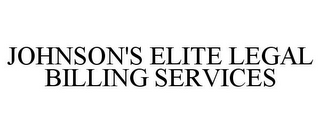 JOHNSON'S ELITE LEGAL BILLING SERVICES