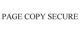PAGE COPY SECURE