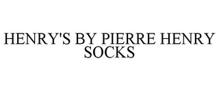 HENRY'S BY PIERRE HENRY SOCKS