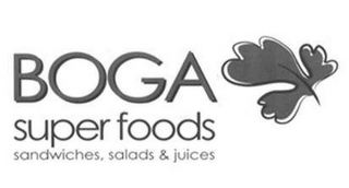 BOGA SUPER FOODS SANDWICHES, SALADS & JUICES