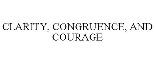 CLARITY, CONGRUENCE, AND COURAGE