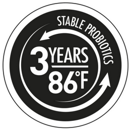 STABLE PROBIOTICS 3 YEARS 86ºF