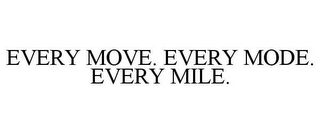 EVERY MOVE. EVERY MODE. EVERY MILE.