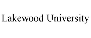 LAKEWOOD UNIVERSITY