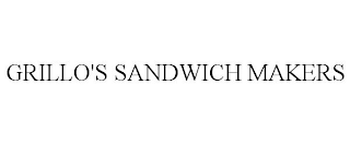 GRILLO'S SANDWICH MAKERS