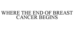 WHERE THE END OF BREAST CANCER BEGINS