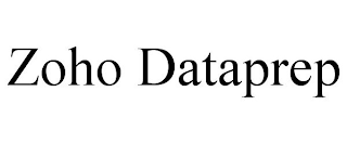 ZOHO DATAPREP