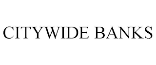CITYWIDE BANKS