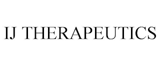 IJ THERAPEUTICS