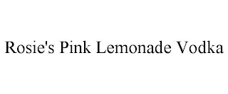 ROSIE'S PINK LEMONADE VODKA