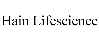 HAIN LIFESCIENCE