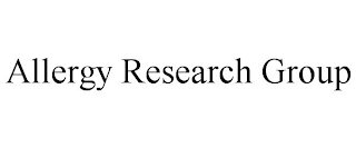 ALLERGY RESEARCH GROUP