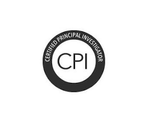 CERTIFIED PRINCIPAL INVESTIGATOR CPI