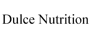 DULCE NUTRITION