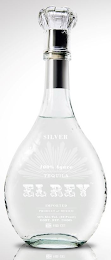 EL REY SILVER 100% AGAVE TEQUILA IMPORTED PRODUCT OF MEXICO 40% ALC. VOL. (80 PROOF) CONT. NET 750 ML NOM 1123 CRT