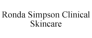 RONDA SIMPSON CLINICAL SKINCARE